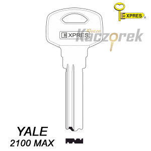 Expres 223 - klucz surowy mosiężny - Yale 2100 MAX